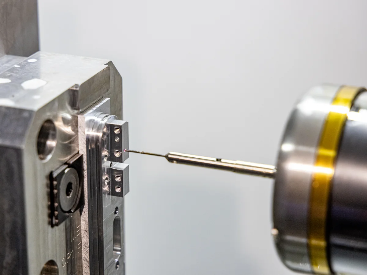 In-process inspection and control on a Mazak horizontal machining center at Metal Essence
